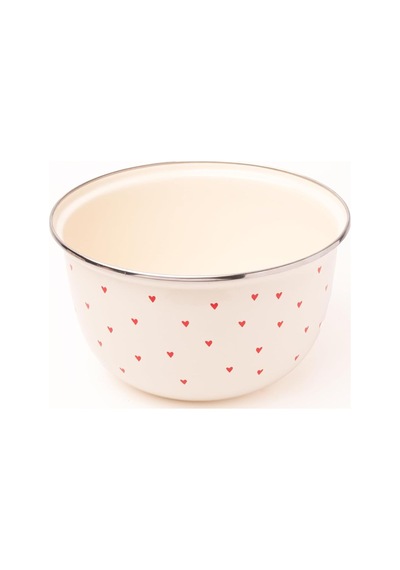 Cupid Emaye Karıştırma Ve Salata Kabı 24cm 4 Litre Ocağa Da Koyulabilir
