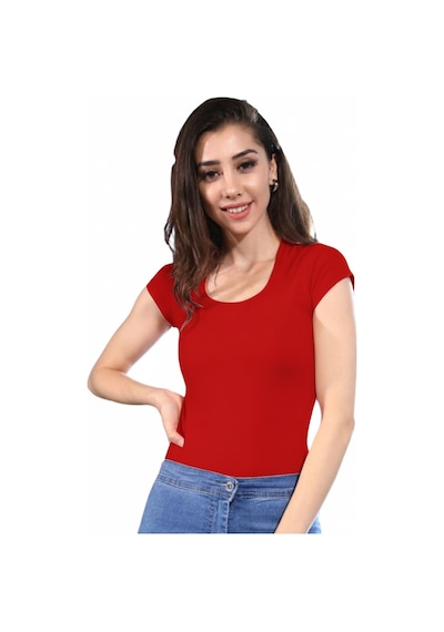 Canyıldız Kadın Yarım Kol Body Kırmızı