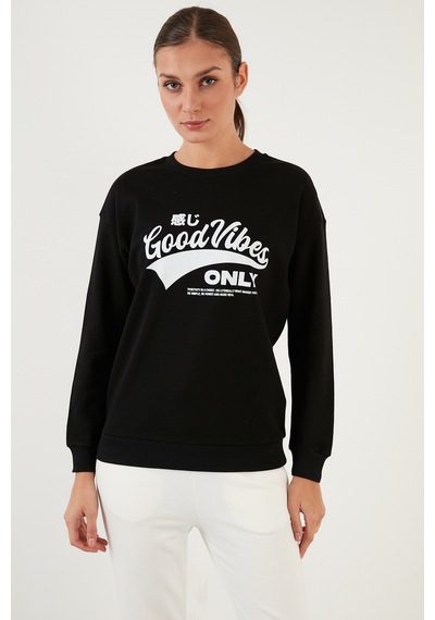 Fashion Friends Bayan Sweat 22K0840K1 SİYAH