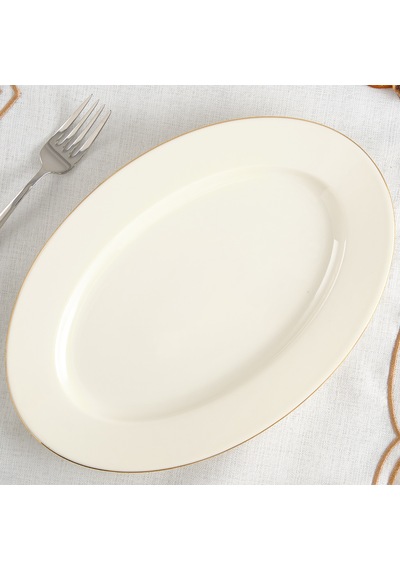 Aryıldız Hera Gold Kayık Tabak 30 Cm Renkli