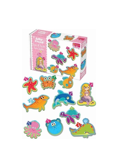 1710 Dıytoy. Baby Puzzle-Benim İlk Puzzle Deniz  Canlıları
