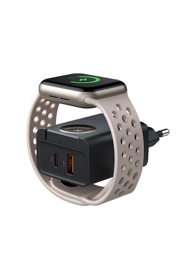 Mcdodo Ch-3700 30w 2in1 Kablosuz Apple Uyumlu iOS Watch Ve Şarj Adaptörü