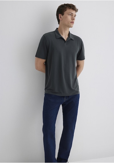 Mavi - Yeşil Polo Tişört 0613008-85370 Yeşil