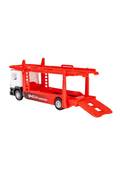 Rmz City Scania Transporter Dikkat Uzunluk 15cm Kırmızı