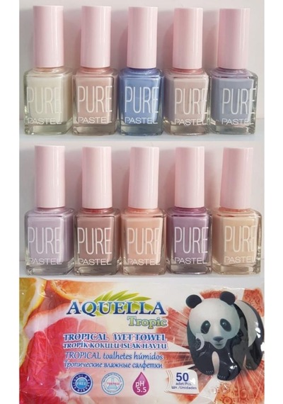 Pastel 10 Lu Oje Seti Pure