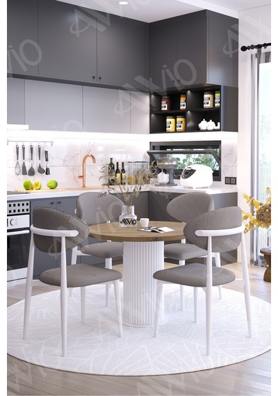 Avvio Bella Bohem Ayak Beyaz Polo Sandalye 90x90 Yemek Masası Mutfak Masası Masa Sandalye Takımı Akçaağaç Avvio Bella Bohem Ayak Beyaz Polo Sandalye 90x90 Yemek Masası Mutfak Masası Masa Sandalye Takımı Akçaağaç