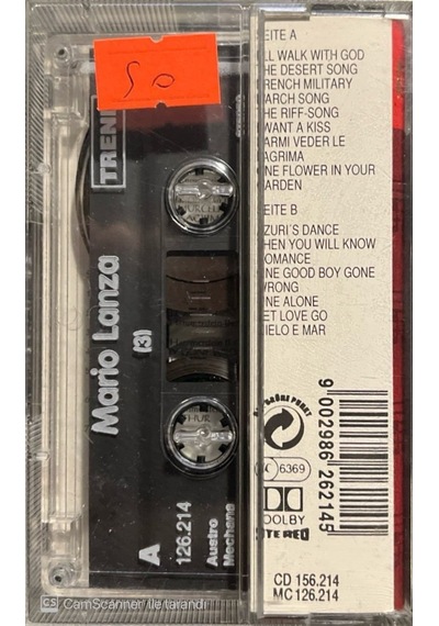 Plak Değildir Kaset Tir The Great Mario Lanza Volume Iıı Kaset