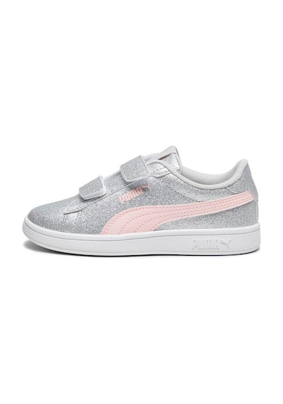 Puma Smash 3.0 Gliz Glam V Ps Çocuk Gri Sneaker