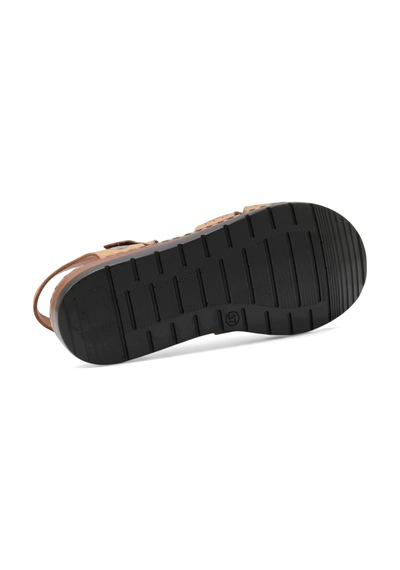 Mammamia D25ys-2550 Deri Comfort Kadın Sandalet Taba