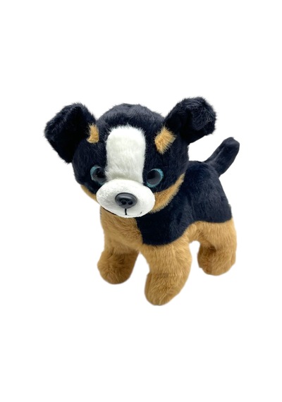 20 Cm Oyuncak Sesli Havlayan Peluş Köpek Çok Renkli