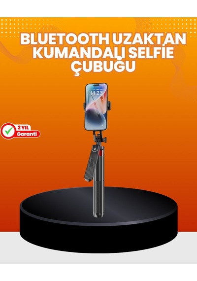 Northcity Çok Açılı Uzaktan Kumandalı Telefon Tripodu Selfie Stick
