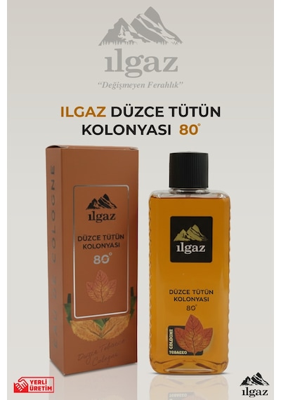 Ilgaz Elegance Series 80 Derece Düzce Tütün Kolonyası 400 ML