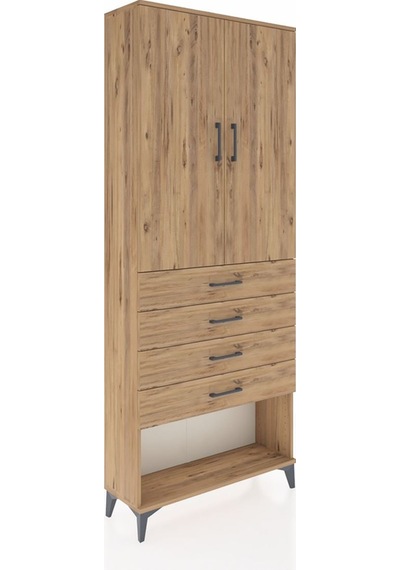 Arges Dolap 88x30x221 Çam-çam Çam