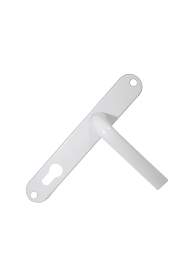 Pimapen Pvc Plastik Kapı Kolu Demirli Yale Beyaz