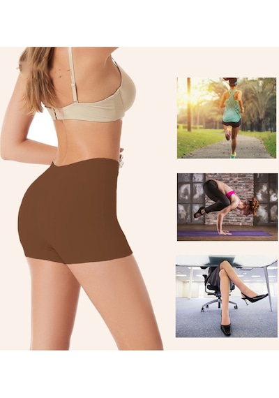Mistirik Carigna Model Toparlayıcı Ve Sıkılaştırıcı Lazer Kesim Iz Yapmaz Toparlayıcı Boxer Kahve Renk Kahve