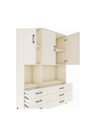 Hyperion Dolap 6 Raflı 6 Çekmeceli 3 Kapaklı 132x44x195 Aytaşı-aytaşı/aytaşı Aytası/aytası Hyperion Dolap 6 Raflı 6 Çekmeceli 3 Kapaklı 132x44x195 Aytaşı-aytaşı/aytaşı Aytası/aytası