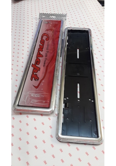 2 Adet Yeni Nesil Krom Plaka Çerçevesi 228109025