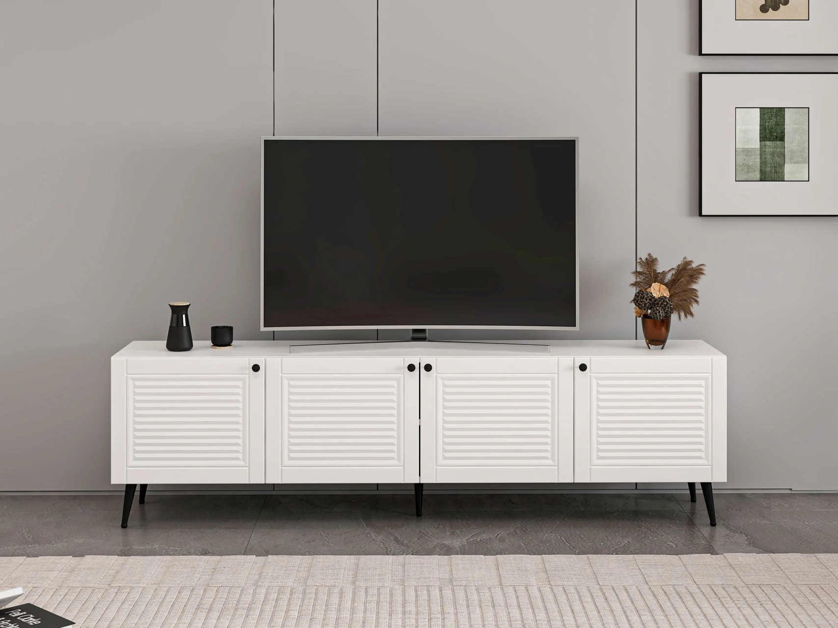 Pandora Tv Ünitesi Beyaz/beyaz Beyaz