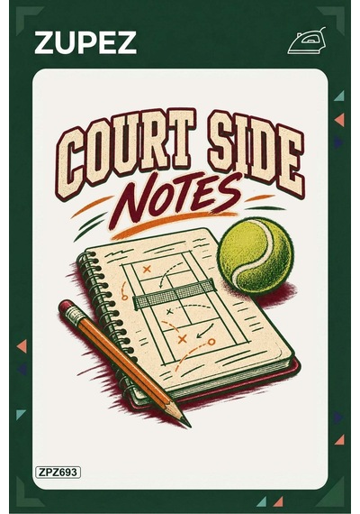 Zpz693 Court Side Notes Ütüyle Uygulanabilir Transfer Baskı - 911529800