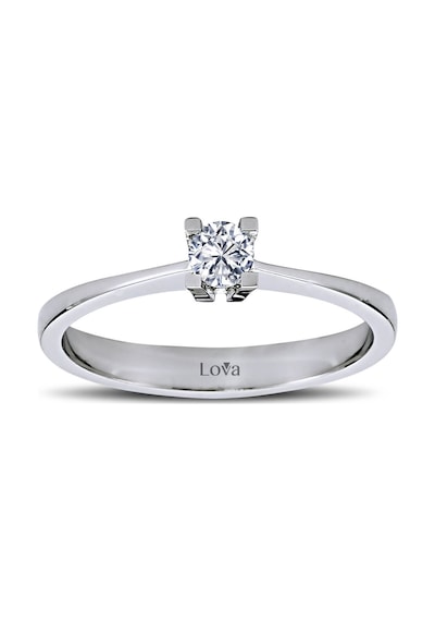 Lova E Renk 0,15 Karat Pırlanta Tektaş Yüzük - 1030027