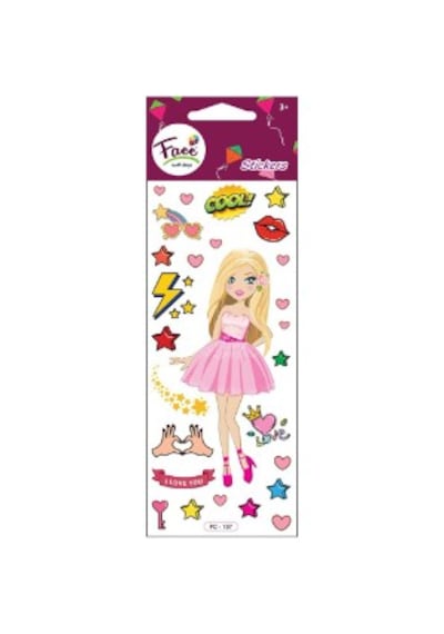 Face Sticker Renkli Kabartma 3d Fc-157
