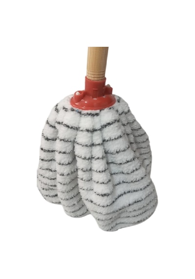Lider Wellsoft Mop Paspas Mop Yedek Ucu Ve Ahşap Sapı İle Takım