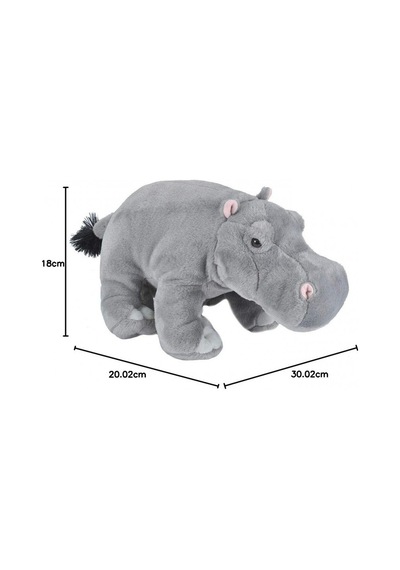 Mavi Su Dünyası Peluş Hippo Su Aygırı Peluş 30 Cm Wıld Republıc Ck Serisi Çok Renkli