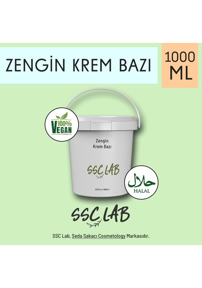 SSC Lab Zengin Krem Bazı 1 L