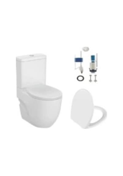 VitrA Norm 501 Dtd Klozet + Rezervuar - Beyaz Seranita Kapak + İç Takım Dahil Diğer