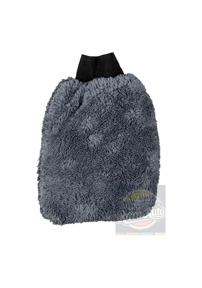 Vezüv Mikrofiber Araç Yıkama Eldiveni Gri Açık Indigo