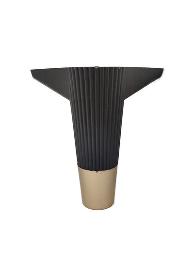 Zeygen Roma Plastik Mobilya Baza Koltuk Kanepe Ayağı 14 Cm Siyah 4 Adet