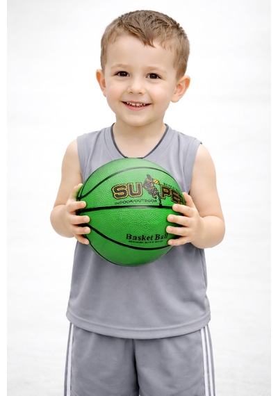Mini Boy Basketbol Topu İç Dış Mekan Pompa Hediyeli 3 Numara Renkli