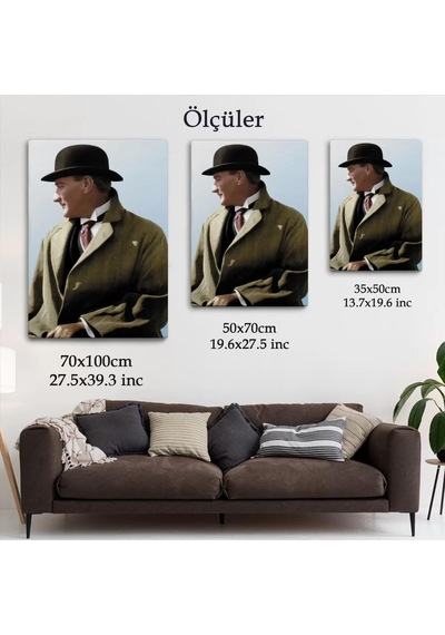 Atatürk Dekoratif Duvar Tablosu-6464