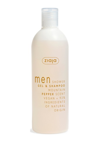 Ziaja Dağ Biberi Özlü Canlandırıcı Erkek Duş Jeli & Şampuan 400 ML