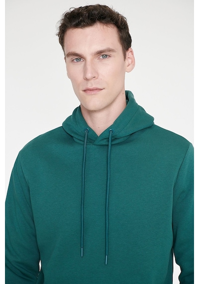 AC&Co / Altınyıldız Classics Erkek Koyu Yesıl Standart Fit Pamuklu Kapüşonlu Sweatshirt Koyu Yeşil AC&Co / Altınyıldız Classics Erkek Koyu Yesıl Standart Fit Pamuklu Kapüşonlu Sweatshirt Koyu Yeşil
