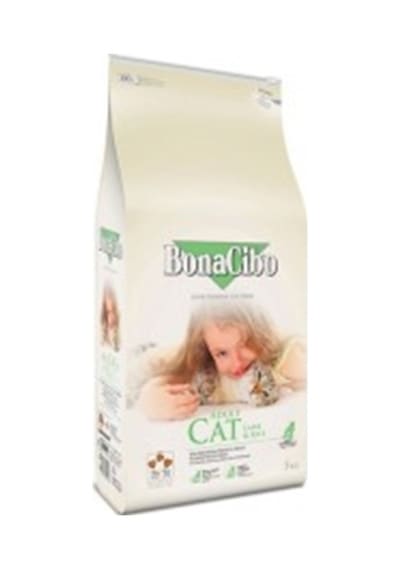 BonaCibo Kuzu Etli ve Pirinçli Yetişkin Kedi Maması 5 KG