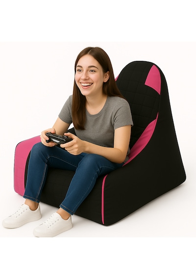 Xxl Oyuncu Koltuğu Pembe - Siyah