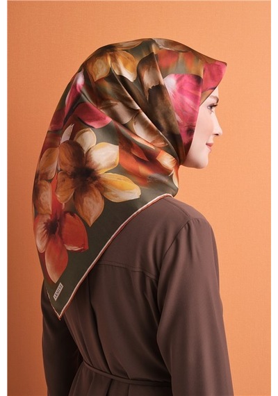 Armine Saf İpek Twill Eşarp 9632d 33 Krem Bej