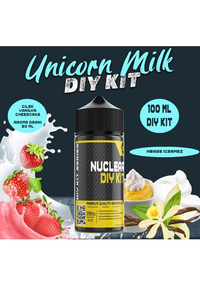 Nuclear 100 Ml Dıy Kit Cutwood Unircorn Milk Gıda Aroma 20 Ml Aroma İçerir