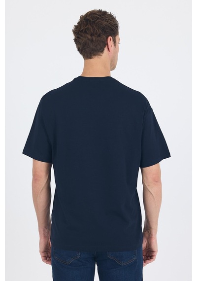 Koyu Lacivert Kısa Kol Bisiklet Yaka Kapaklı Cep Pamuk Casual Oversize Tişört 1011250131 Koyu Lacivert Koyu Lacivert Kısa Kol Bisiklet Yaka Kapaklı Cep Pamuk Casual Oversize Tişört 1011250131 Koyu Lacivert