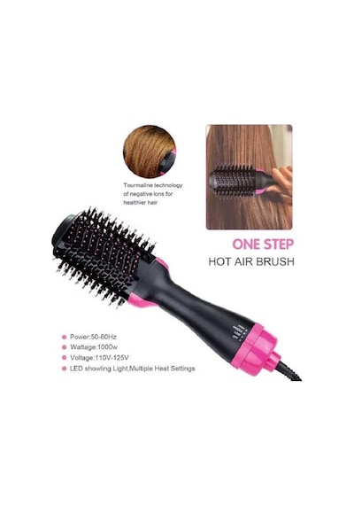 Sıcak Hava Fırçası Çok Fonksiyonlu Saç Kurutma Makinesi Düzleştirici Bigudi Tarak Bir Profesyonel Salon Saç Fön Makinesi 56873074
