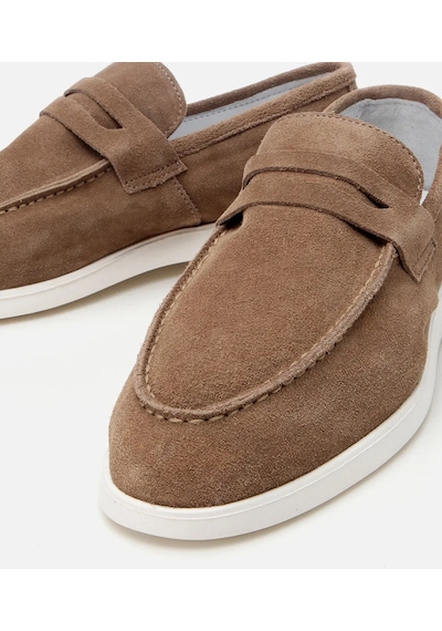 Hotiç Erkek Süet Deri Vizon Yumuşak Dokulu Loafer 02ayh305140a450 Vizon