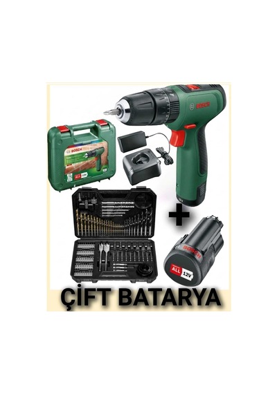 Easyımpact 1200 Darbeli Şarjlı Matkap Vidalama 2x2 Ah 12 V Ve 103 Parça Uç Ve Aksesuar Seti