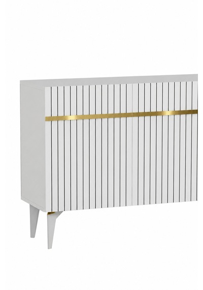 Fontana Lazer Pleksi Desen Konsol Tv Sehpası Çok Amaçlı Dolap 180 Cm Ba Beyaz - Altın Fontana Lazer Pleksi Desen Konsol Tv Sehpası Çok Amaçlı Dolap 180 Cm Ba Beyaz - Altın