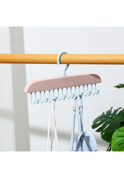 8 Kancalı Mutfak Banyo Dolap İçin Çok Amaçlı Kancalı Ve Yapışkanlı Askı