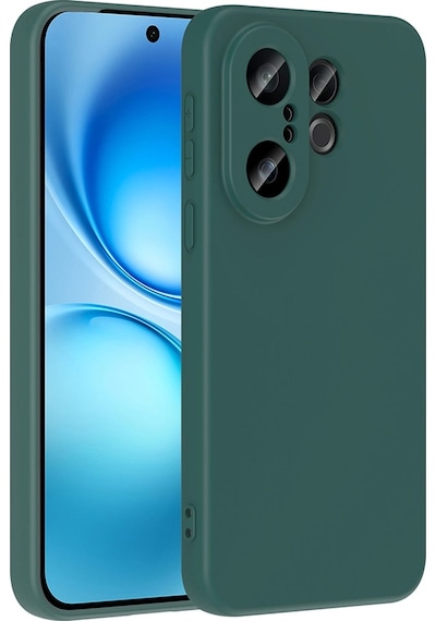 Vivo X200 Fe 5g Kılıf Zore Mara Lansman Kapak Koyu Yeşil