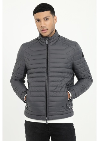 Dufy Erkek Slim Fit Kapüşonlu Antrasit Mont-25388