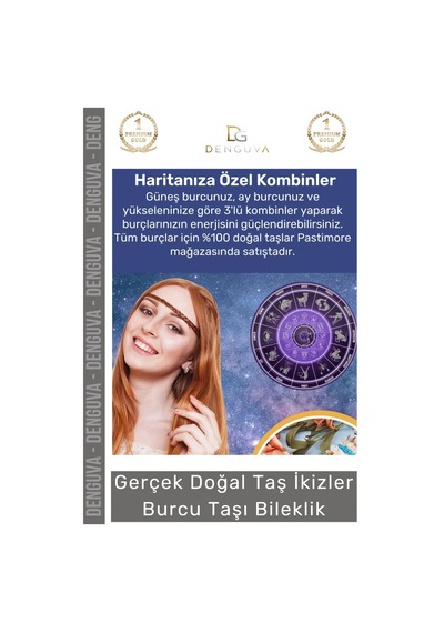 Bileklik Doğal Taş Ayarlanabilir Esnek Su Geçirmez Hediye İkizler Burçları Burç Unisex Bileklik Çok Renkli