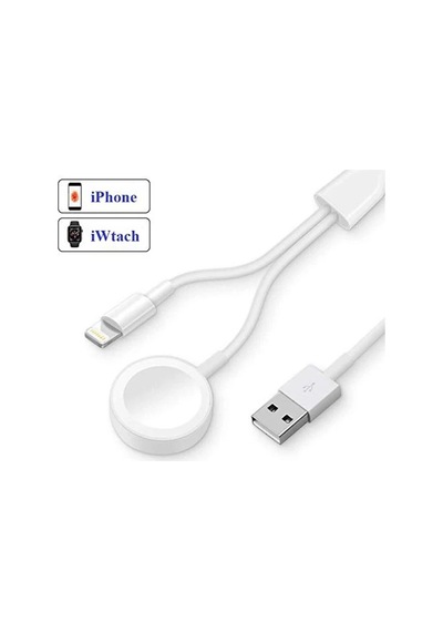 Ally 2in1 Apple Watch Şarj- Apple iPhone Uyumlu Usb Şarj Kablosu- 5775
