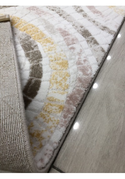 Dinarsu Halı Bodrum Br 018 Pudra Sarı 150X233 Renkli 4 M2 Halı !